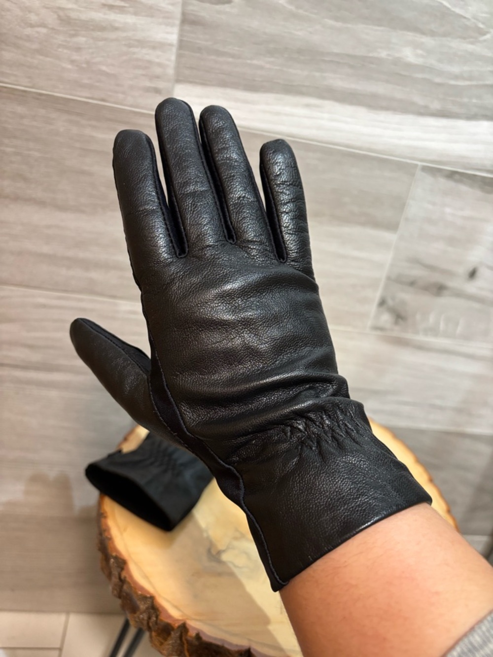 3/$30 Classic Black Leather Gloves – Sleek & Timeless